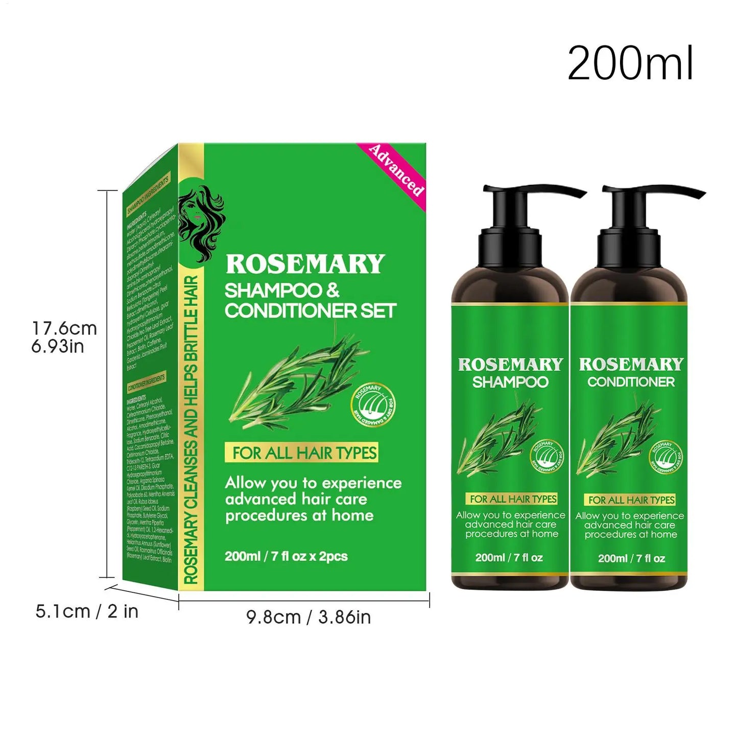 Rosemary Repair & Shine Hair Care System
