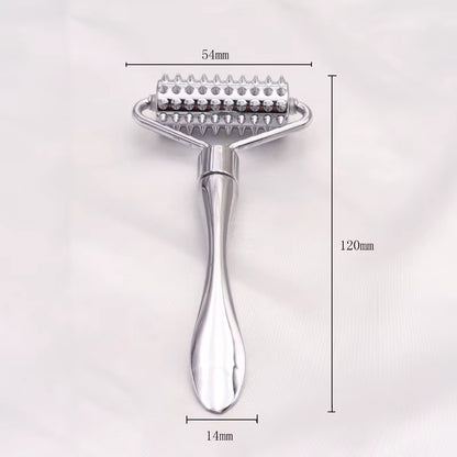  TitanLift Stainless Steel Face Roller — Firming, Lifting & Skin Tightening