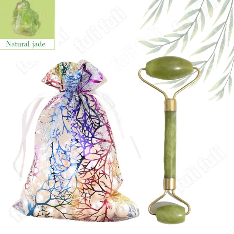  Crystal Rose Jade Roller & Gua Sha Set