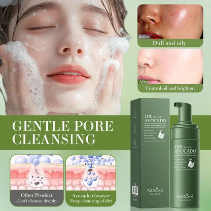 Green Harvest Avocado Foam Cleanser 120ml 