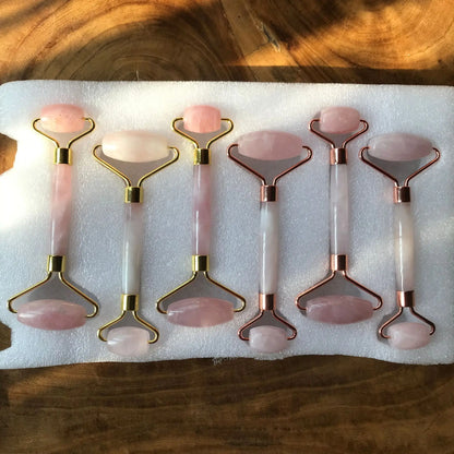  Crystal Rose Jade Roller & Gua Sha Set