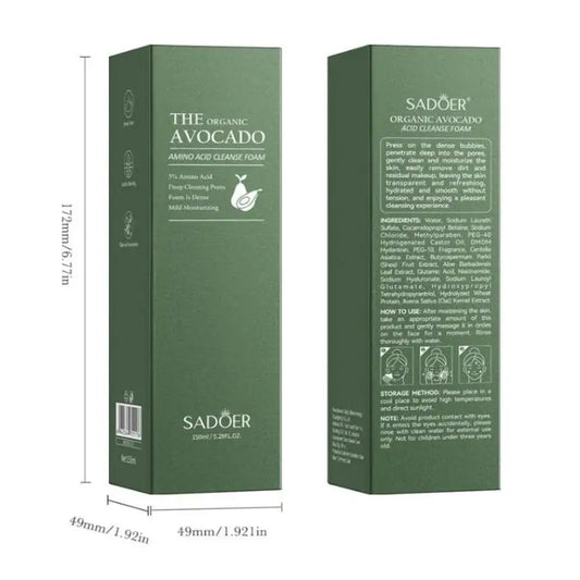 Green Harvest Avocado Foam Cleanser 120ml 